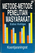 Metode-metode Penelitian Masyarakat Ed.3