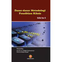 Dasar-dasar Metodologi Penelitian Klinis
