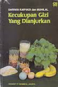 Kecukupan Gizi Yang Dianjurkan