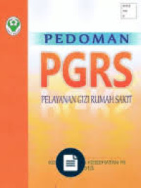 Image of Pedoman PGRS: pelayanan gizi rumah sakit